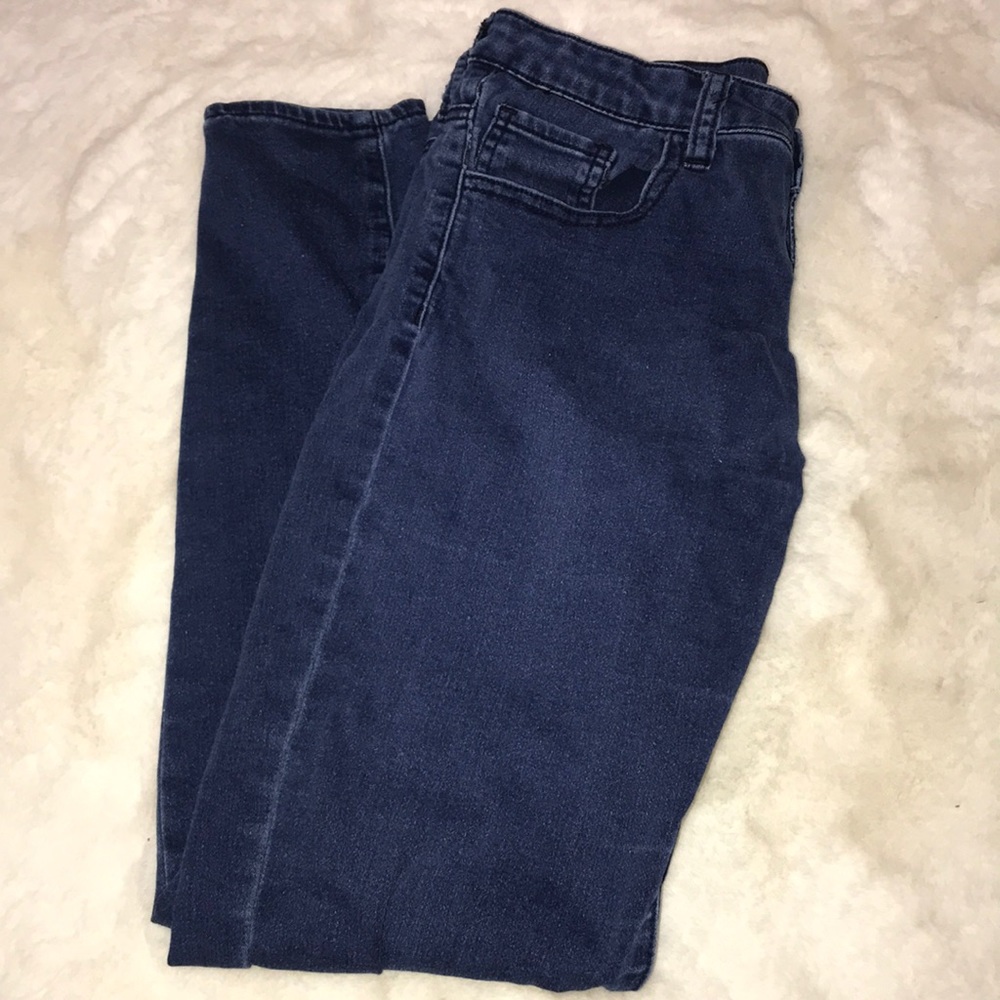 stretchy denim leggings